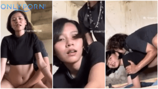 คลิปหลุด onlyfans  bararungbung น้องบุ้ง สาวผมสั้นมาตั้งกล้องเย็ดกับผัวที่ตึกร้าง จับซอยหีท่าหมา ร้องลั่นตึก