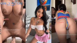คลิปหลุด Onlyfans praewasian น้องแพรว	นั่งติ้วหีช่วยตัวเองจนมีอารมณ์แล้วเอาควยปลอทมานั่งขย่มจนฟิน