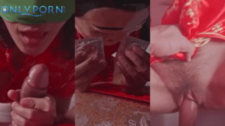 คลิปหลุด Onlyfans ChaitongYingpeant ชายต๊องหญิงเพี้ยน คู่รักนักเย็ด วันตรุษจีนต้องชุดกี้เผ่า แจกอั่งเปาเป็นถุงยางให้เย็ดกันทั้งวัน