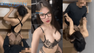 คลิปหลุด Onlyfans amam7078 น้องแอมสาวไทยดาวโอนลี่แฟน สาวแว่นสุดสวยขวัญใจทางบ้าน เย็ดกับแฟนหนุ่มที่บันใด ทนรอจนถึงเตียงไม่ไหว
