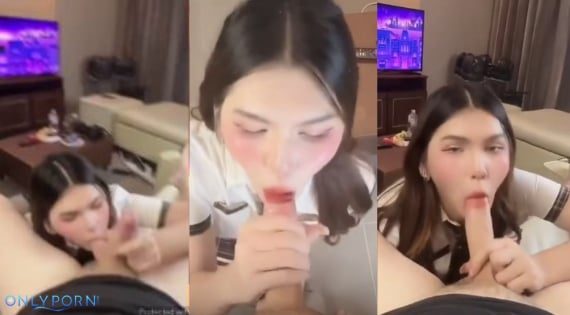 คลิปหลุด Onlyfans yooah สาวหุ่นขาวมาใส่ชุดคอสเพลย์อย่างเด็ดมาจับโม๊คควยแฟนหน้าโครตฟิน โดนแฟนจับเย็ดท่าหมาต่อกระแทกไม่ยั้งเห็นแล้วเสียวแทน