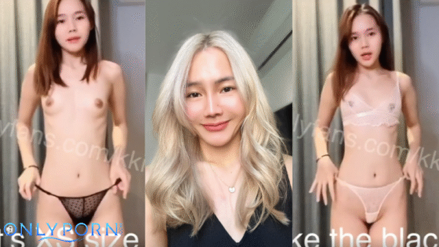 คลิปหลุดแซ่บซี๊ดonlyfan kkimkkimmy น้อมคิมมี่ซันสาวลูกครึ่งมารีวิวชุดใหม่อวดแฟนคลับ ชุดชั้นในลูกไม้ขาวดำโครตยั่วเย็ดเปลี่ยนชุดโชว์หุ่นโครตดีนมเล็กสเป็คเลยหัวนมน่าดูดสุดๆ